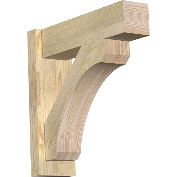 Ekena Millwork Legacy Block Rough Sawn Outlooker, Douglas Fir, 6"W x 20"D x 20"H OUT06X20X20LEC05RDF - main